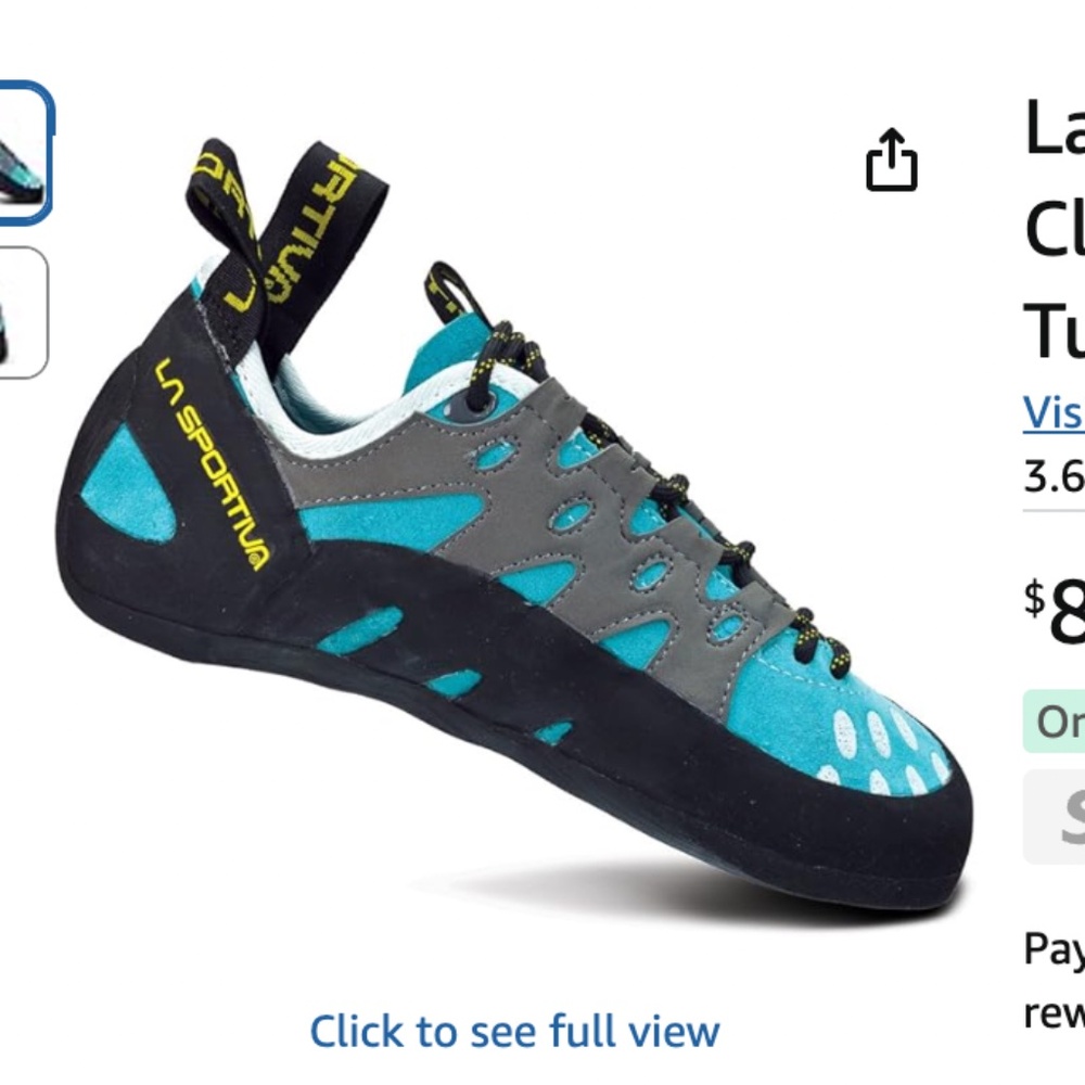 La Sportiva climbing shoes